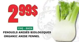 Marches Tau FENOUILS ANISÉS BIOLOGIQUES offer