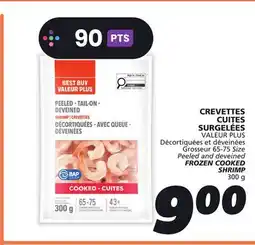 IGA VALEUR PLUS FROZEN COOKED SHRIMP offer