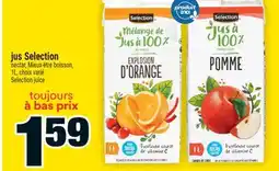 Super C JUS SELECTION | SELECTION JUICE offer