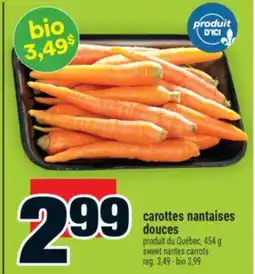 Super C CAROTTES NANTAISES DOUCES | SWEET NANTES CARROTS offer