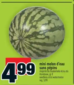 Super C MINI MELON D'EAU SANS PÉPINS | SEEDLESS MINI WATERMELON offer