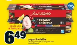 Super C YOGOURT IRRÉSISTIBLE | IRRÉSISTIBLE YOGURT offer