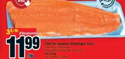 Super C FILET DE SAUMON ATLANTIQUE FRAIS | FRESH ATLANTIC SALMON FILLET offer