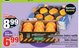 Super C plaquemines (kakis) vanille | vanilla persimmons or sharoni persimmons offer