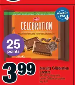 Super C LECLERC BISCUITS CÉLÉBRATION | LECLERC CÉLÉBRATION COOKIES offer