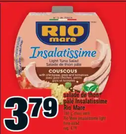 Super C salade de thon pâle Insalatissime RioMare | Mare Insalatissime light tuna salad offer