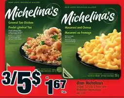 Super C dîner Michelina's | Michelina's frozen dinner offer