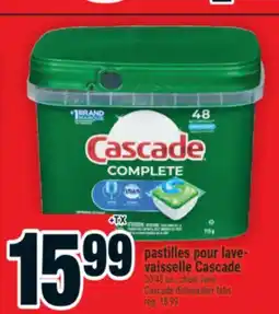 Super C PASTILLES POUR LAVE- VAISSELLE CASCADE | CASCADE DISHWASHER TABS offer