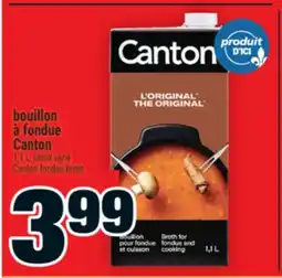 Super C BOUILLON À FONDUE CANTON | CANTON FONDUE BROTH offer