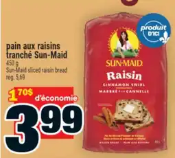 Super C PAIN AUX RAISINS TRANCHÉ SUN-MAID | SUN-MAID SLICED RAISIN BREAD offer