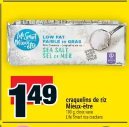 Super C craquelins de riz Mieux‑être | Life Smart rice crackers offer