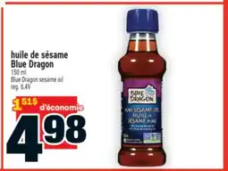 Super C HUILE DE SÉSAME BLUE DRAGON | BLUE DRAGON SESAME OIL offer