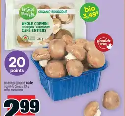 Super C champignons café | coffee mushrooms offer