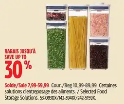 Canadian Tire Selected Food Storage Solutions offer