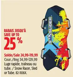 Canadian Tire Snow Racer, Sled or Tube offer