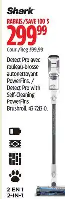 Canadian Tire Detect Pro with Self-Cleaning PowerFins Brushroll offer