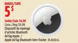 Canadian Tire Apple AirTag Bluetooth Item Tracker offer