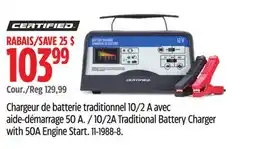 Canadian Tire Certified 0/2A Traditional Battery Charger with 50A Engine Start offer