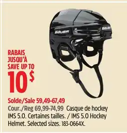 Canadian Tire IMS 5.0 Hockey Helmet offer