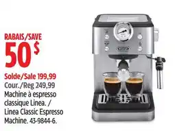 Canadian Tire Linea Classic Espresso Machine offer
