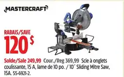 Canadian Tire 10˝ Sliding Mitre Saw offer