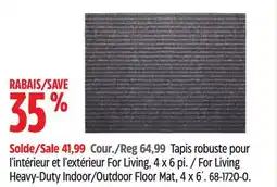 Canadian Tire For Living Heavy-Duty Indoor/Outdoor Floor Mat, 4 x 6´ offer