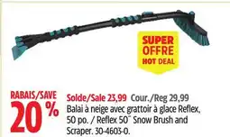 Canadian Tire Reflex 50˝ Snow Brush and Scraper offer