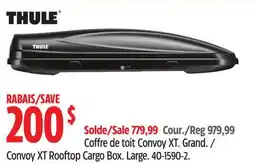 Canadian Tire Thule Convoy XT Rooftop Cargo Box. Large offer