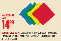 Canadian Tire For Living 24˝ Reversible Tiles offer
