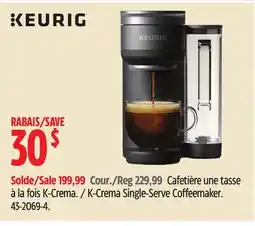 Canadian Tire K-Crema Single-Serve Coffeemaker offer