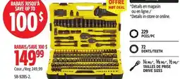 Canadian Tire STANLEY Black Chrome Socket Sets offer