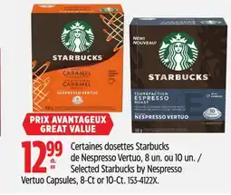 Canadian Tire Selected Starbucks by Nespresso Vertuo Capsules, 8-Ct or 10-Ct offer