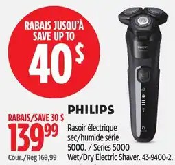 Canadian Tire Series 5000 Wet/Dry Electric Shaver offer