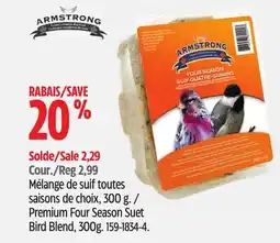 Canadian Tire Premium Four Season Suet Bird Blend offer