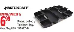 Canadian Tire Mastercraft Tote Insert Tray offer