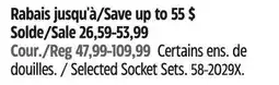 Canadian Tire Selected Socket Sets offer