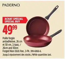 Canadian Tire PADERNO 26cm and 30cm Forged Non-Stick Pan offer