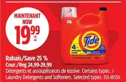 Canadian Tire Tide Laundry Detergents and Softeners offer
