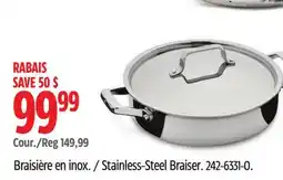 Canadian Tire Stainless-Steel Braiser offer