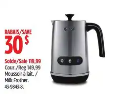 Canadian Tire Milk Frother offer