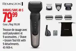 Canadian Tire Shave + Groom Tool Kit with 9 Attachments offer