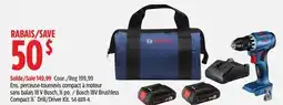 Canadian Tire Bosch 18V Brushless Compact 1⁄2˝ Drill/Driver Kit offer