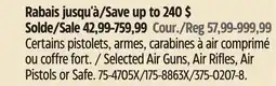 Canadian Tire Crosman Selected Air Guns, Air Rifles, Air Pistols or Safe offer