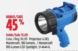 Canadian Tire Mastercraft 180-Lumen LED Spotlight offer