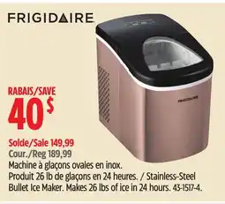 Canadian Tire Stainless-Steel Bullet Ice Maker offer