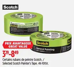 Canadian Tire SCOTCH Selected Scotch Painter's Tape offer