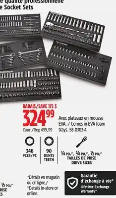 Canadian Tire Maximum Professional Grade Socket Sets offer