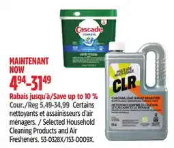 Canadian Tire Selected Household Cleaning Products and Air Fresheners offer