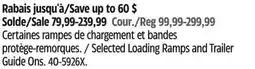 Canadian Tire Selected Loading Ramps and Trailer Guide Ons offer
