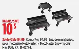 Canadian Tire MotoMaster Snowmobile Mini Dolly Kit offer